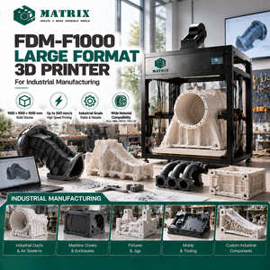 Impresora 3D Automática de Gran Escala 1000x1000x1000mm de Aluminio para PLA, Patrones de Molde Industriales, Herramientas Compuestas, Prototipos (Nueva) - Product Image 1