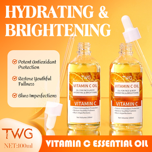 TWG Huile Essentielle Visage & Corps à la Vitamine C, Hydratante et Éclaircissante, Atténue les Imperfections, Huile Blanchissante à la Vitamine C - Product Image 2