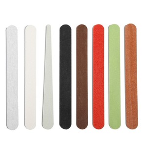 Chất lượng cao Hàn Quốc giấy nhám 100/180 Grit mini bằng gỗ ngựa vằn móng tay tập tin kép hai mặt 180/240 Grit mỏng tùy chỉnh thương hiệu Mài tập tin - Product Image 5