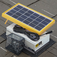 Mini panneau solaire monocristallin 3W en verre personnalisable pour équipement de surveillance par capteur, petites installations agricoles et appareils.