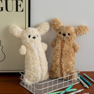 Estuche de Lápices de Felpa con Diseño de Perro de Peluche Estilo Coreano ZGBROTHERS, Organizador de Escritorio de Animales Adorables y Divertidos - Product Image 2