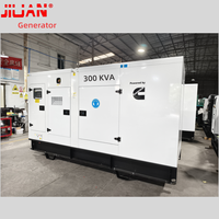 Puissance diesel de groupe électrogène de 300kva 240kw avec le prix de générateur diesel de type silencieux de moteur de Cummins 6LTAA8.9-G2 dans GuangZhou