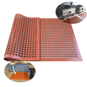 Tapis de drainage texturé résistant à l'eau, intérieur/extérieur, antidérapant, résistant à l'usure, tapis de sol emboîtable OEM pour garage, balcon, atelier - Product Image 2
