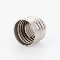 E40 E27 E14 B22 Support d'ampoule chromé sans soudure pour culot de lampe