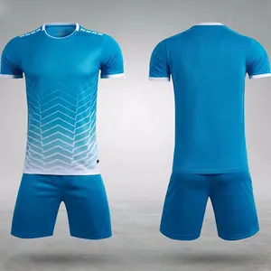 Light blue soccerwear custom sublimation soccer jersey bulk wholesale football jersey manufacturer