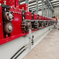 Machine de profilage de tôles pour revêtements de sol, directe usine, PLC automatique, 0,8-1,5 mm, CE, logo personnalisé pour bâtiments en acier