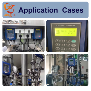 Jingjie TUF-2000B thông minh di động siêu âm đo lưu lượng cảm biến tùy chỉnh OEM LCD hiển thị chất lỏng nước dầu lưu lượng kế kẹp - Product Image 6