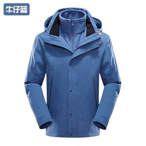 AI-MICH Chaqueta de lona para hombre, personalizada 3 en 1, con capucha, transpirable, cortavientos, impermeable, con cierre de cremallera, gruesa, para escalada y senderismo, que mantiene el calor - Product Image 4