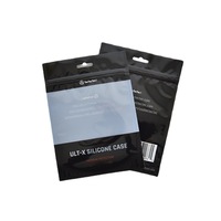 Sac en plastique de fenêtre avant d'affichage en Mylar plat refermable Transparent personnalisé avec trou de suspension