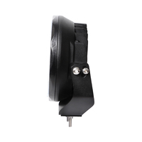 Phare de travail LED rond noir ADT de 7 pouces, 32 LED, 128 W, pour 4x4, tout-terrain, SUV, camion