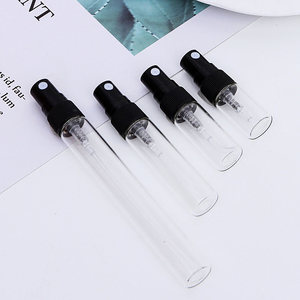100 pcs 2/3/5/10 ml Empty Mini Glass Spray Bottle Sample Vials Laboratory Liquid Fragrance refillable Perfume Bottle