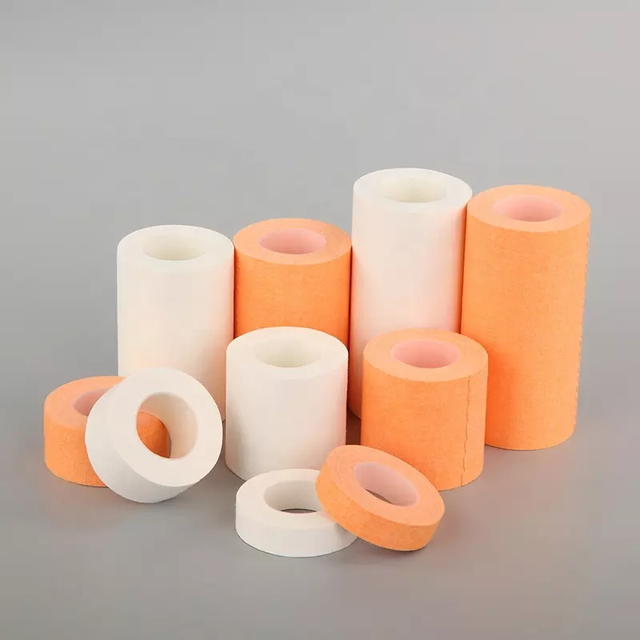 Medical Zinc Oxide Tape Plaster Cotton with Plastic Cover Surgical Adhesive Plaster Zinc Oxide Tapes for Hospital Clinic