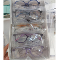 Stock marque mignon lunettes acétate enfants Transparent couleur à la mode nuances cadres enfants lunettes pour garçon filles lunettes optiques
