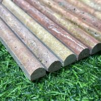 Vente Flash : Mosaïque en Marbre, Pierre Naturelle 15x15x13 mm, Forme Flûte, Longue Durabilité, Moderne pour Mur de Salon