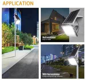 Projecteur Solaire LED Extérieur Haute Puissance 100W 200W 300W 400W avec Télécommande, Dimmable, Économe en Énergie, Étanche IP66 - Product Image 3