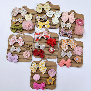 5 pcs/सेट सुंदर नवजात शिशु बालों के लिए बाल सहायक धनुष फूल हेयरबैंड हेडबैंड हेडबैंड - Product Image 4