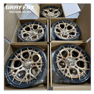 Ruedas de fibra de carbono GRAYFOX doradas cóncavas 18 19 20 pulgadas 5x5x120 112 ruedas forjadas 5x114,3 para 1990 <span class=keywords><strong>Ford</strong></span> Thunderbird <span class=keywords><strong>Super</strong></span> Coupe - Product Image 4