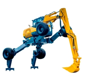 Nouvelle pelle araignée à roues ET112, excavatrice mobile avec godet - Product Image 1