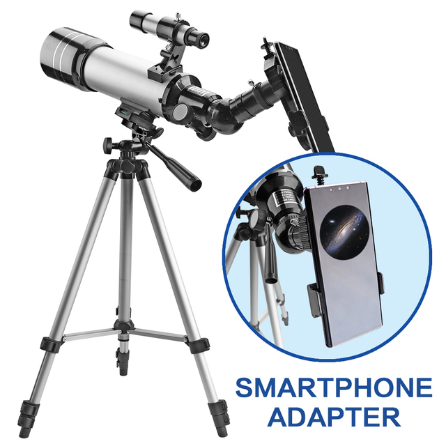 Astronomical Student Reflective Telescope F40070 Optical Instrument Monocular Equipped Professional Telescope Astronomical
