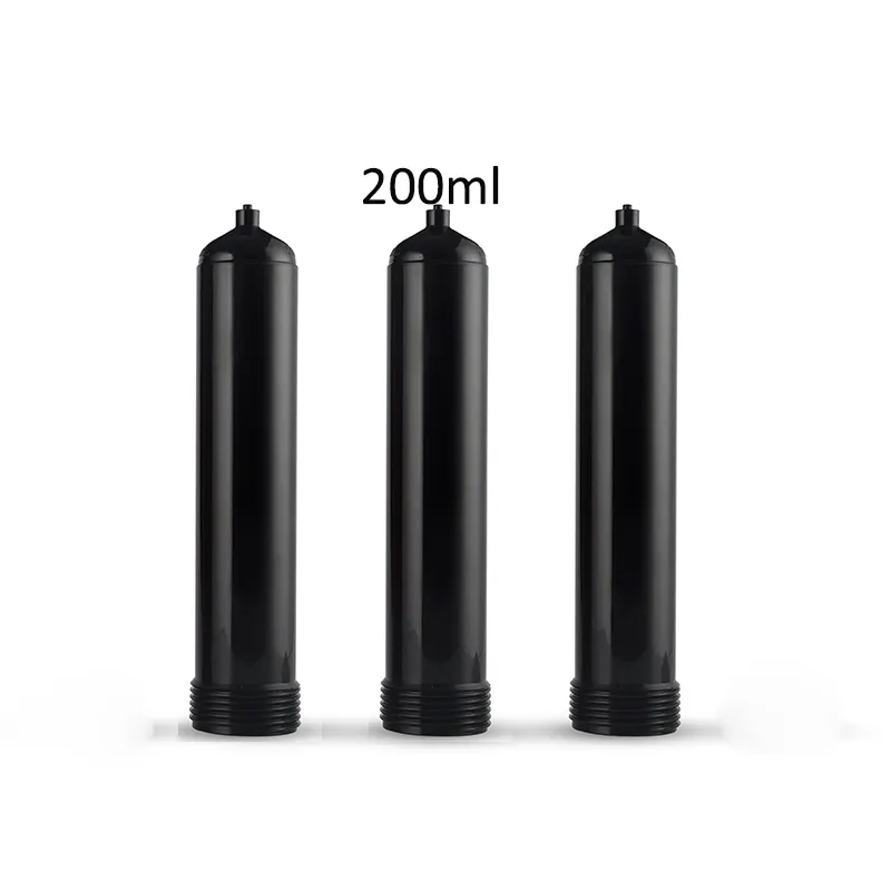 200cc glue dispenser syringe cartridge barrels outscrew cap black color for phone glue dispenser machine dispensing glue gun