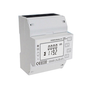 100A <span class=keywords><strong>SDM630</strong></span> Modbus RS485 Carril Din KWH Medidor de energía trifásico Medidor de energía solar fotovoltaica Medidor digital RTU Medidor de energía de tres fases - Product Image 1