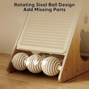 Wear Resistant No Shedding Anti Scratching <b>Cat</b> Scratching Post Durable Interactive Toy for <b>Cats</b> Indoor Outdoor Use - Product Image 4