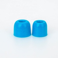 Embouts d'écouteurs TWS en mousse à mémoire de forme premium, anti-bruit, à rebond lent, avec matériau confortable en PU et éponge