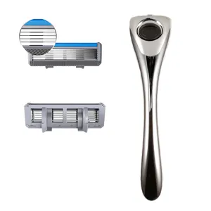 Sprider5 5 Balde Diamond Coating Handle Razor Stainless Steel Razor For Men