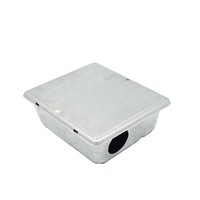 Piège à souris en métal durable sans mise à mort facile à attraper boîte à appâts pour rongeurs attrape-souris Station d'appât pour rat vente en gros