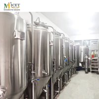 Équipement de brassage en acier inoxydable de 500 L d'occasion, système de brasserie artisanale remis à neuf