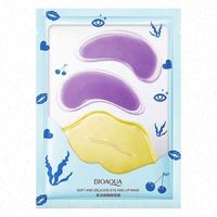 Perawatan Wajah Masker Bibir dan Mata OEM ODM BIOAQUA Kustom Anti-kerut Kolagen Pelembab Mata Perawatan Wajah Masker Bibir dan Mata