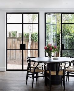 Portes battantes doubles en acier galvanisé à froid pour la sécurité des villas - Product Image 1