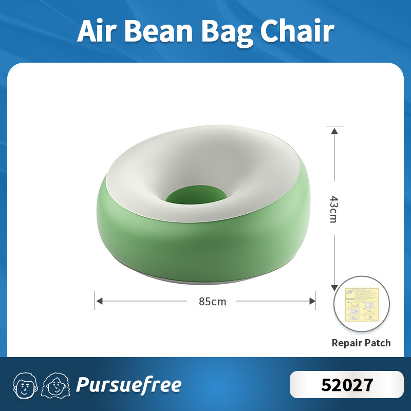 Sillón puf 85*43cm (gris-verde) 52027