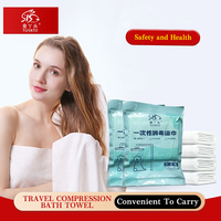 Disposable Non-Woven Bath Towel Soft Hygienic Quick-Dry for Travel and Spa Viscose Towel
