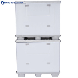 Caja de plástico plegable para palés, funda de nido de abeja - Product Image 6