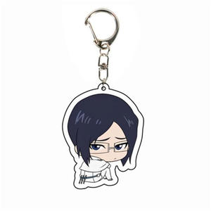Anime créatif <span class=keywords><strong>Bleach</strong></span> Cartoon porte-clés Adorkable Kurosaki Ichigo <span class=keywords><strong>Ishida</strong></span> Uryuu Kuchiki Rukia Punk Halloween porte-clés sac cadeau - Product Image 4