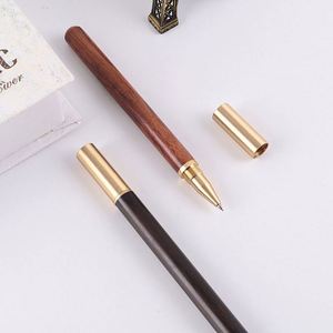 Graduation Gifts Custom Logo Handmade Wooden Ballpoint <b>Pens</b> Bamboo and Rosewood Gift for Business Eco-Friendly Brass <b>Pen</b> - Product Image 2