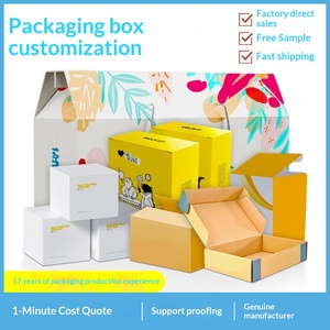Cajas de Cartón Corrugado Grueso con Impresión Personalizada de Aviones Coloridos para Joyería y Regalos con Logotipo - Product Image 3