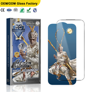 Protector de Pantalla de Vidrio Templado Mate HD para <span class=keywords><strong>iPhone</strong></span> 11/<span class=keywords><strong>12</strong></span>/<span class=keywords><strong>13</strong></span>/14/16 <span class=keywords><strong>Pro</strong></span>/17 <span class=keywords><strong>Pro</strong></span> Max, Antideslumbrante, Protección Contra Caídas, para Juegos - Product Image 1