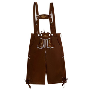 Yi Xiaoyi Conjunto de disfraz de cerveza para hombre con pantalones, camisa y sombrero para fiesta de carnaval, actuación en escenario, talla para adultos - Product Image 5