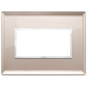 Placa de Interruptor de Pared Vimar 18x14.1 cm Acabado Bronce Espejo - Product Image 1