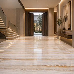 Grande dalle de marbre naturel Union Stone Marmara blanc poli, écologique, durable, moderne, imperméable, garantie 1 an, cuisine - Product Image 3