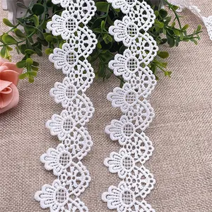 New Water-Soluble Milk Silk Embroidered Lace Elegant Curtain and Garment Accessories