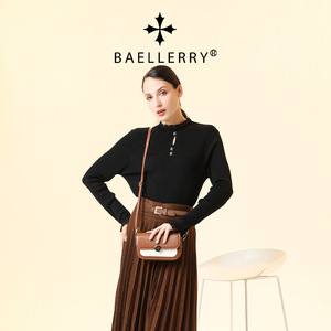 Baellerry Women's Crossbody Bag Horizontal <b>Square</b> Large Capacity Shoulder Bag For Everyday Use - Product Image 3