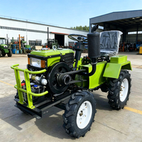 Traktor Mini Roda Empat Kecil 12-22HP Penggarap Tanah Pertanian Rotary Tiller Traktor Pengelola Lahan