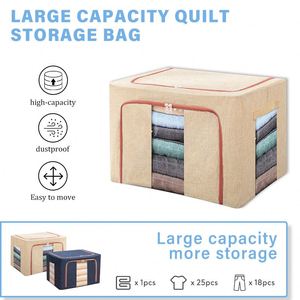 Boîte de rangement pliable en tissu pour vêtements, organisateur de tiroir pliable pour la maison, en promotion - Product Image 6