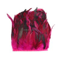 Garniture à coudre en plumes de faisan naturel 100cm teint lavé ruban de fête de mariage pour artisanat bricolage à la main décor à la maison vêtement de carnaval