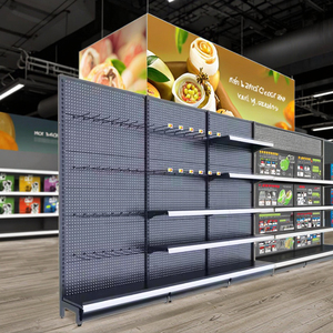 <span class=keywords><strong>Estantería</strong></span> Unidad de góndola Soporte de exhibición de tablero de clavija usado Estantes de exhibición de hardware para tiendas - Product Image 3