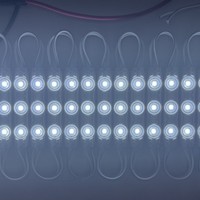 Módulo LED Impermeable IP66 DC12V 2W Azul 160, Luz de Publicidad Exterior para Letreros de Canal, 1 Año de Garantía