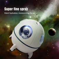 Veilleuse d'astronaute Usb 1200mah diffuseur d'eau électrique Capsule spatiale d'astronaute humidificateur d'aromathérapie pour enfants cadeaux